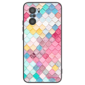 Picasee silikónový čierny obal pre Xiaomi Poco F3 - Farebná strecha