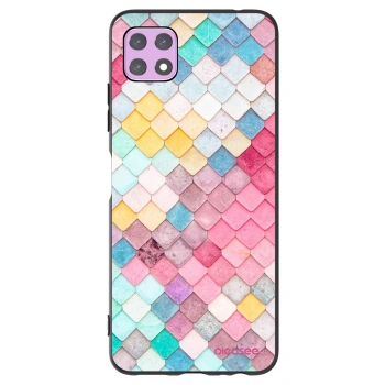 Picasee silikónový čierny obal pre Samsung Galaxy A22 A226B 5G - Farebná strecha
