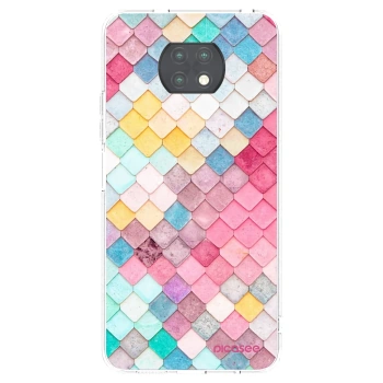 Picasee silikónový prehľadný obal pre Xiaomi Redmi Note 9T - Farebná strecha