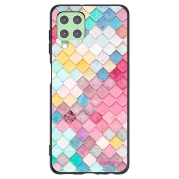 Picasee silikónový čierny obal pre Samsung Galaxy A22 A225F 4G - Farebná strecha