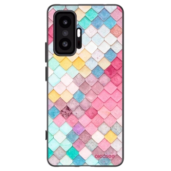 Picasee silikónový čierny obal pre Xiaomi 11T Pro - Farebná strecha