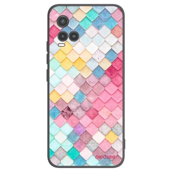 Picasee silikónový čierny obal pre Vivo Y33s - Farebná strecha