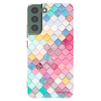 Picasee silikónový prehľadný obal pre Samsung Galaxy S22+ 5G - Farebná strecha