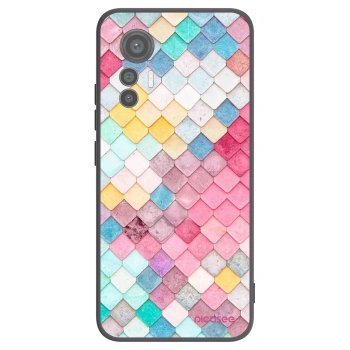 Picasee silikónový čierny obal pre Xiaomi 12 Lite - Farebná strecha