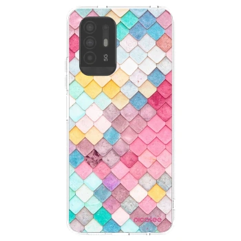 Picasee silikónový prehľadný obal pre OPPO A94 5G - Farebná strecha