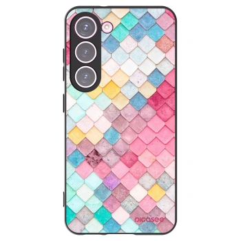 Picasee silikónový čierny obal pre Samsung Galaxy S23 5G - Farebná strecha