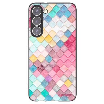 Picasee silikónový čierny obal pre Samsung Galaxy S23+ 5G - Farebná strecha