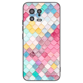 Picasee silikónový čierny obal pre Xiaomi 13 - Farebná strecha