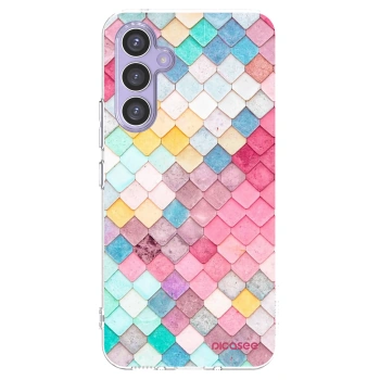Picasee silikónový prehľadný obal pre Samsung Galaxy A54 5G A546B - Farebná strecha