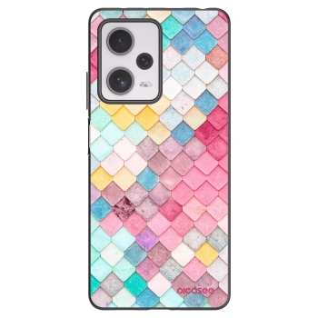 Picasee silikónový čierny obal pre Xiaomi Redmi Note 12 Pro+ 5G - Farebná strecha