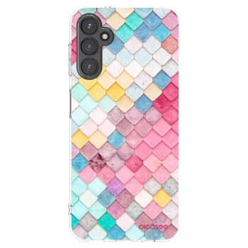 Picasee silikónový prehľadný obal pre Samsung Galaxy A14 4G A145R - Farebná strecha