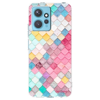 Picasee silikónový prehľadný obal pre Xiaomi Redmi Note 12 4G - Farebná strecha