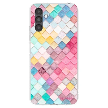 Picasee silikónový prehľadný obal pre Samsung Galaxy A04s A047F - Farebná strecha