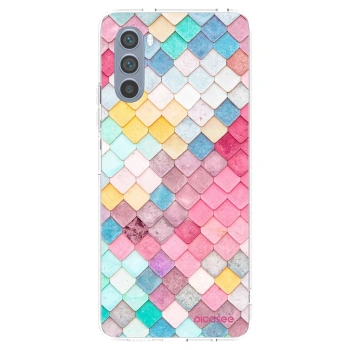 Picasee silikónový prehľadný obal pre Motorola Moto G62 - Farebná strecha