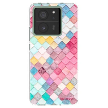 Picasee silikónový prehľadný obal pre Xiaomi 13T - Farebná strecha