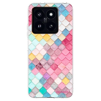 Picasee silikónový prehľadný obal pre Xiaomi 14 Pro - Farebná strecha