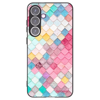 Picasee silikónový čierny obal pre Samsung Galaxy S24+ S926B 5G - Farebná strecha