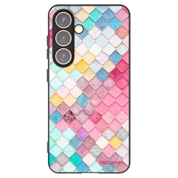 Picasee silikónový čierny obal pre Samsung Galaxy S24 S921B 5G - Farebná strecha