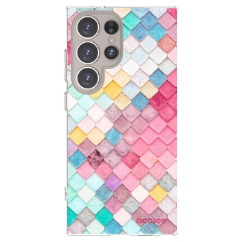 Picasee silikónový prehľadný obal pre Samsung Galaxy S24 Ultra S928B 5G - Farebná strecha