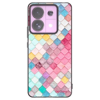 Picasee silikónový čierny obal pre Xiaomi Redmi Note 13 Pro 5G - Farebná strecha