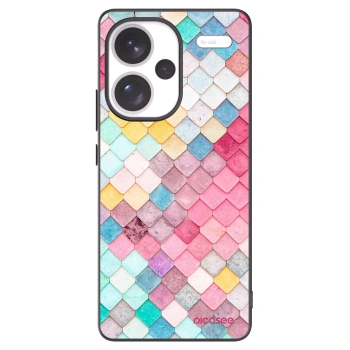 Picasee silikónový čierny obal pre Xiaomi Redmi Note 13 Pro+ 5G - Farebná strecha