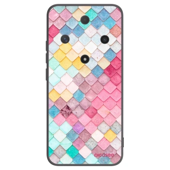 Picasee silikónový čierny obal pre Honor Magic6 Lite 5G - Farebná strecha
