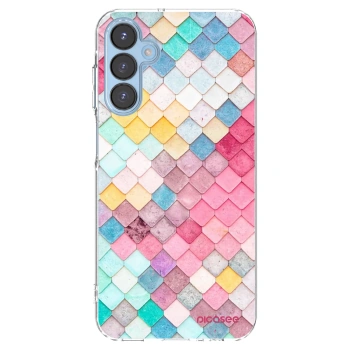 Picasee silikónový prehľadný obal pre Samsung Galaxy A15 A156B 5G - Farebná strecha