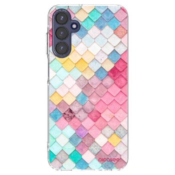 Picasee silikónový prehľadný obal pre Samsung Galaxy A15 A155F 4G - Farebná strecha