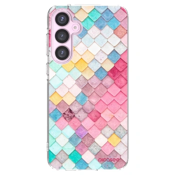 Picasee silikónový prehľadný obal pre Samsung Galaxy A55 5G A556B - Farebná strecha
