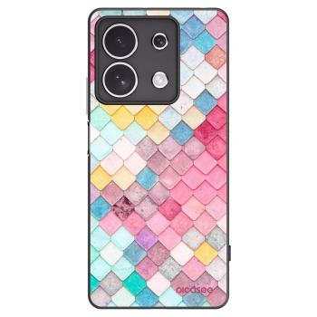 Picasee silikónový čierny obal pre Xiaomi Redmi Note 13 4G - Farebná strecha