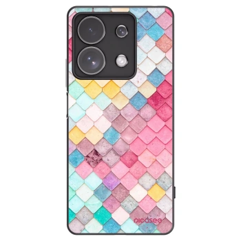 Picasee silikónový čierny obal pre Xiaomi Redmi Note 13 Pro 4G - Farebná strecha