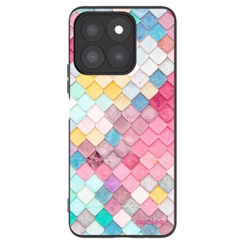 Picasee silikónový čierny obal pre Honor X8b - Farebná strecha