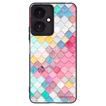 Picasee silikónový čierny obal pre Xiaomi Redmi 13C 5G - Farebná strecha