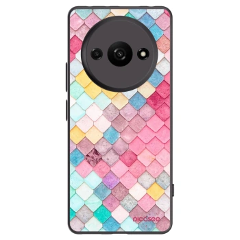 Picasee silikónový čierny obal pre Xiaomi Redmi A3 - Farebná strecha