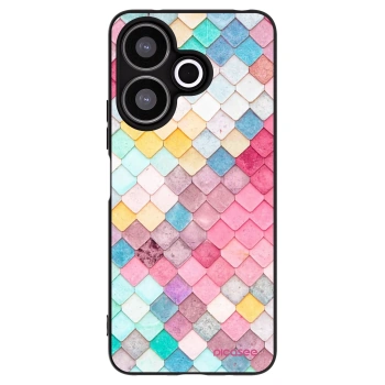 Picasee silikónový čierny obal pre Xiaomi Redmi 13 4G - Farebná strecha