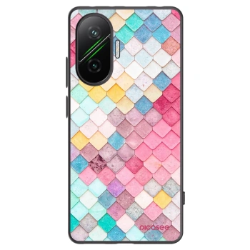 Picasee silikónový čierny obal pre Xiaomi Poco F7 5G - Farebná strecha