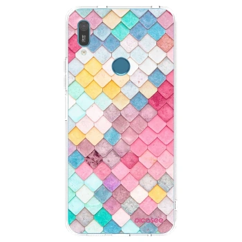Picasee silikónový prehľadný obal pre Huawei Y6 2019 - Farebná strecha