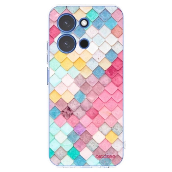 Picasee silikónový prehľadný obal pre Xiaomi Redmi 15C 4G - Farebná strecha