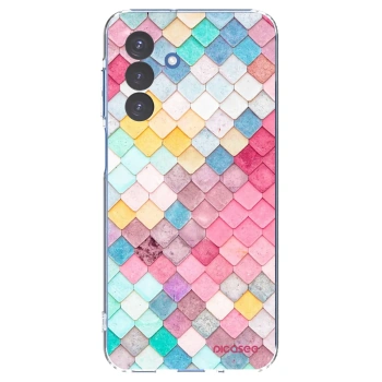 Picasee silikónový prehľadný obal pre Samsung Galaxy A17 5G - Farebná strecha