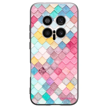 Picasee silikónový čierny obal pre Honor Magic8 Pro 5G - Farebná strecha