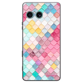 Picasee silikónový čierny obal pre Sony Xperia 10 VII - Farebná strecha