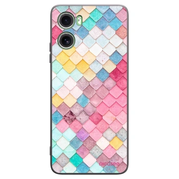 Picasee silikónový čierny obal pre Motorola Moto G06 - Farebná strecha
