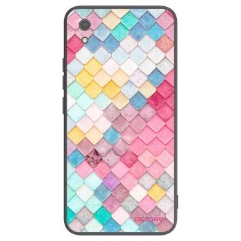 Picasee silikónový čierny obal pre Xiaomi Redmi 7A - Farebná strecha