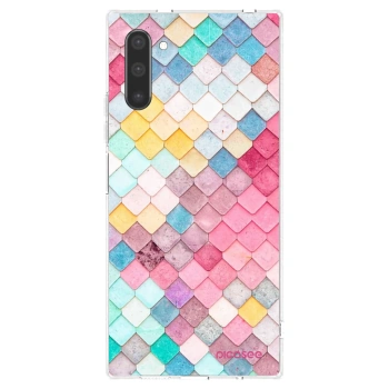 Picasee silikónový prehľadný obal pre Samsung Galaxy Note 10 N970F - Farebná strecha