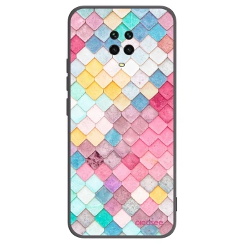Picasee silikónový čierny obal pre Xiaomi Redmi Note 9 Pro - Farebná strecha