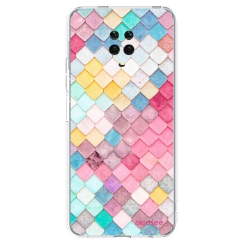 Picasee silikónový prehľadný obal pre Xiaomi Redmi Note 9S - Farebná strecha