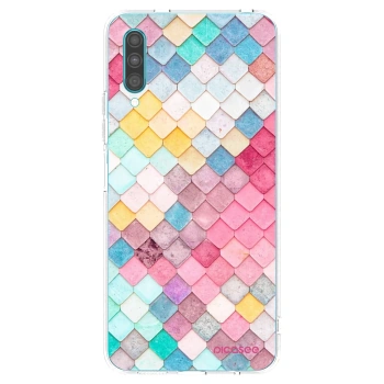 Picasee silikónový prehľadný obal pre Samsung Galaxy A30s A307F - Farebná strecha