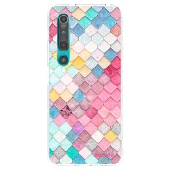 Picasee silikónový prehľadný obal pre Xiaomi Mi 10 - Farebná strecha