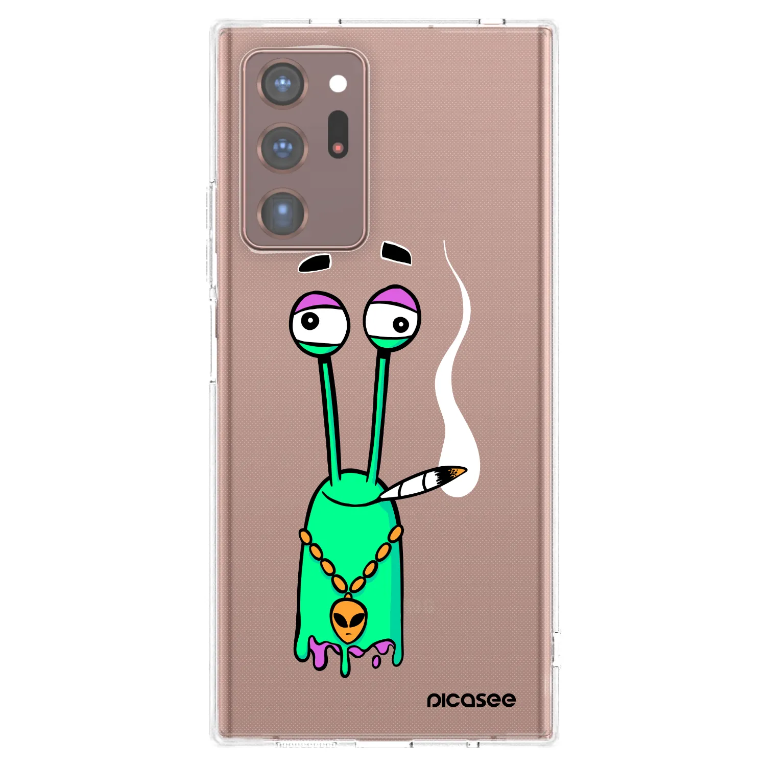 Picasee silikónový prehľadný obal pre Samsung Galaxy Note 20 Ultra - Earth - Sám doma