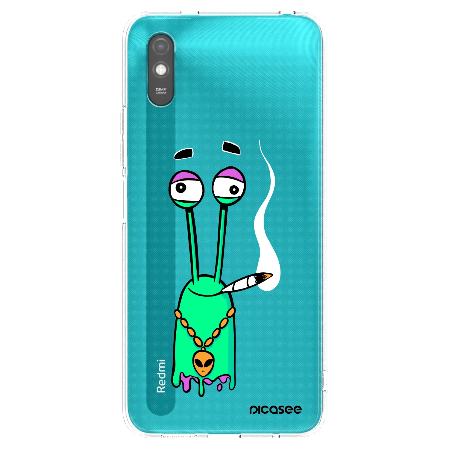 Picasee silikónový prehľadný obal pre Xiaomi Redmi 9A - Earth - Sám doma
